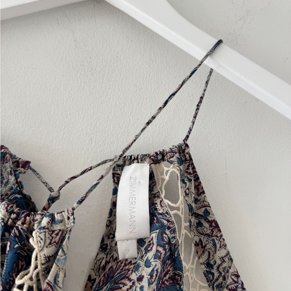 ZIMMERMANN NWT Ryker Chevron Jumpsuit 2 - Picture 5 of 11